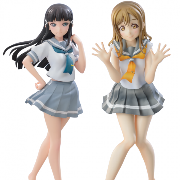 ラブライブ サンシャイン から 国木田花丸 黒澤ダイヤ が セガプライズのスーパープレミアムフィギュアに登場 アキバイズム