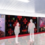 光と音のRPG 『アークザラッド R』超巨大！ PlayStation®のパッケージが新宿駅に出現!?