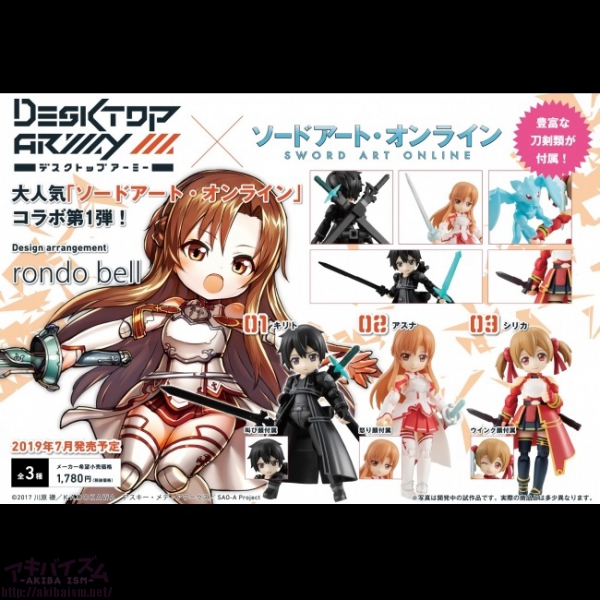 ソードアート・オンライン』と『デスクトップアーミー』のコラボ商品